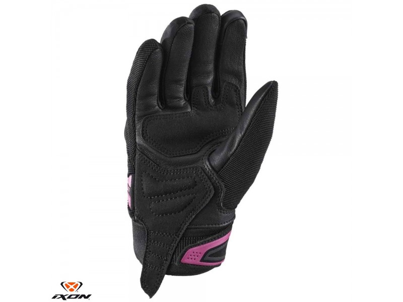 Manusi femei Roadster vara textil/piele Ixon model MIG 2 LS culoare: negru/fuchsia (roz) - degete tactile