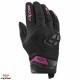 Manusi femei Roadster vara textil/piele Ixon model MIG 2 LS culoare: negru/fuchsia (roz) - degete tactile