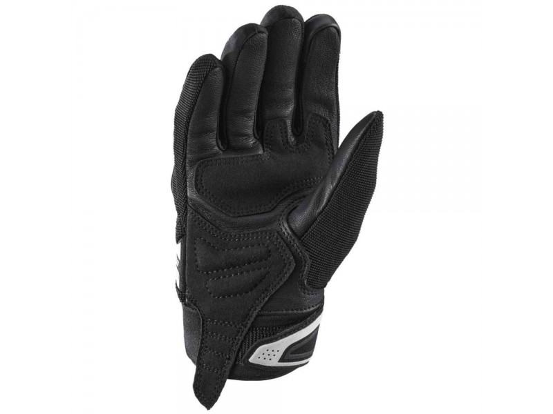 Manusi femei Roadster vara textil/piele Ixon model MIG 2 LS culoare: negru/alb - degete tactile