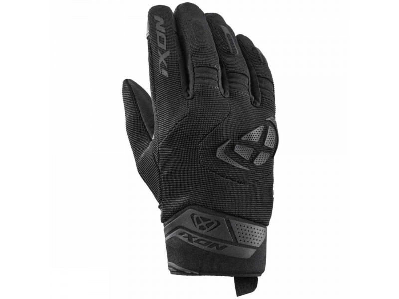 Manusi femei Roadster vara textil/piele Ixon model MIG 2 LS culoare: negru - degete tactile