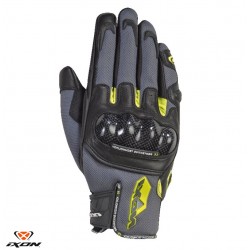 Manusi barbati Roadster vara piele/textil Ixon model RS Rise Air MS culoare: gri/negru/galben - degete tactile Manusi barbati Roadster vara piele/textil Ixon model RS Rise Air MS culoare: gri/negru/galben - degete tactile