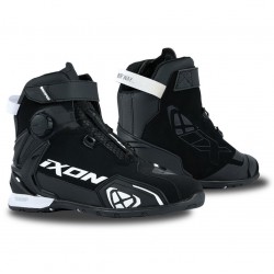 Ghete moto Roadster barbati All Season Ixon model Bull 2 WP MS culoare: negru/alb (100% waterproof)