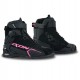 Ghete moto Roadster femei All Season Ixon model Bull 2 WP LS culoare: negru/fuchsia (roz) (100% waterproof)