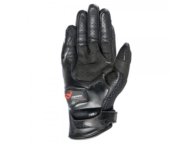 Manusi barbati Roadster vara piele/textil Ixon model RS4 AIR MS culoare: negru - degete tactile (carbon)