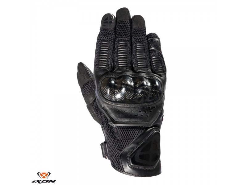 Manusi barbati Roadster vara piele/textil Ixon model RS4 AIR MS culoare: negru - degete tactile (carbon) Manusi barbati Roadster vara piele/textil Ixon model RS4 AIR MS culoare: negru - degete tactile (carbon)