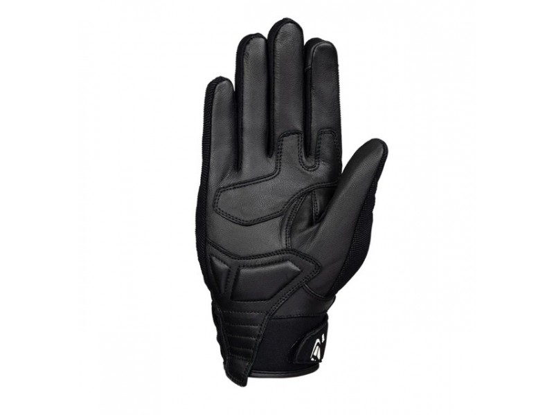 Manusi barbati Roadster vara textil/piele Ixon model MIG MS culoare: negru/alb - degete tactile