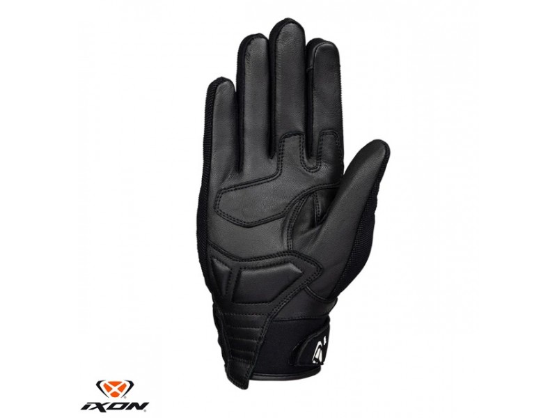 Manusi barbati Roadster vara textil/piele Ixon model MIG MS culoare: negru/alb - degete tactile Manusi barbati Roadster vara textil/piele Ixon model MIG MS culoare: negru/alb - degete tactile