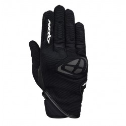 Manusi barbati Roadster vara textil/piele Ixon model MIG MS culoare: negru/alb - degete tactile