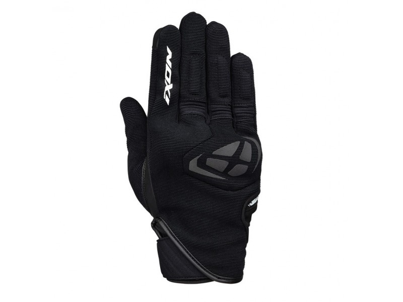 Manusi barbati Roadster vara textil/piele Ixon model MIG MS culoare: negru/alb - degete tactile