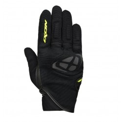 Manusi barbati Roadster vara textil/piele Ixon model MIG MS culoare: negru/galben - degete tactile