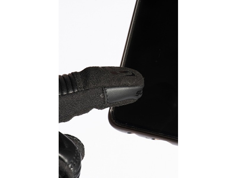 Manusi barbati Roadster vara textil/piele Ixon model RS2 MS culoare: negru - degete tactile