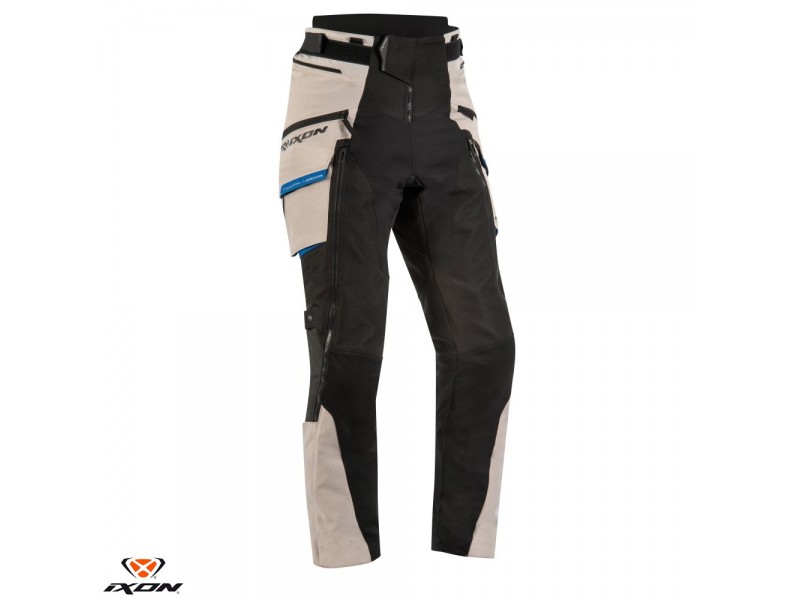 Pantaloni motociclete barbati Touring/Adventure Ixon All season model Ragnar MS culoare: negru/antracit/gri