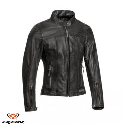 Geaca (jacheta) motociclete femei piele Urban/Heritage Ixon vara model Crank Air LS culoare: negru Geaca (jacheta) motociclete femei piele Urban/Heritage Ixon vara model Crank Air LS culoare: negru