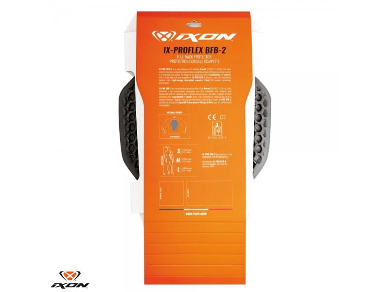 Protectie spate omologata Ixon model IX-Pro BFB-2 (Level 2) – culoare: gri (Unisex) Protectie spate omologata Ixon model IX-Pro BFB-2 (Level 2) – culoare: gri (Unisex)
