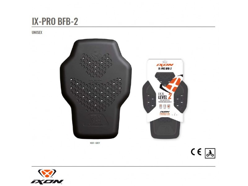Protectie spate omologata Ixon model IX-Pro BFB-2 (Level 2) – culoare: gri (Unisex) Protectie spate omologata Ixon model IX-Pro BFB-2 (Level 2) – culoare: gri (Unisex)