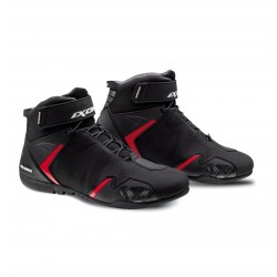 Ghete moto Roadster barbati All Season Ixon model Gambler MS culoare: negru/rosu
