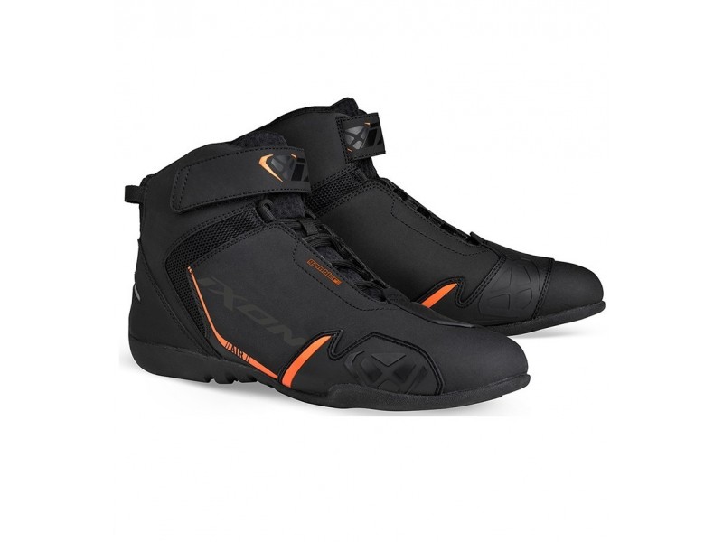 Ghete moto Roadster barbati All Season Ixon model Gambler MS culoare: negru/portocaliu