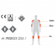 Set protectii umeri/coate/genunchi omologate Ixon model IX-PROFLEX SEKA-1 (Level 1) – culoare: negru (Unisex)