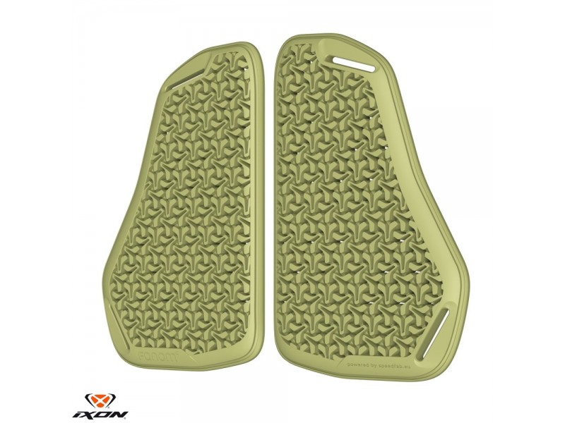 Set protectii piept omologate Ixon model FANOM CHEST B2 (Level 2) – culoare: khaki (Unisex)