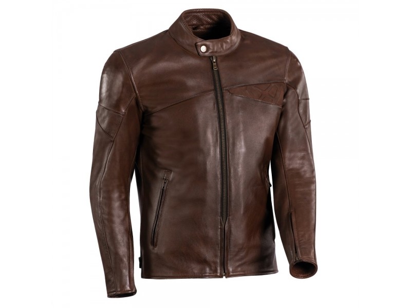 Geaca (jacheta) motociclete barbati piele Urban/Heritage Ixon All season model Cranky MS culoare: maro