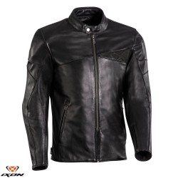 Geaca (jacheta) motociclete barbati piele Urban/Heritage Ixon All season model Cranky MS culoare: negru Geaca (jacheta) motociclete barbati piele Urban/Heritage Ixon All season model Cranky MS culoare: negru