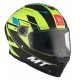 Casca integrala MT Stinger 2 Zivze C3 galben fluor mat - tip viziera: MT-V-28B