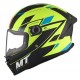 Casca integrala MT Stinger 2 Zivze C3 galben fluor mat - tip viziera: MT-V-28B
