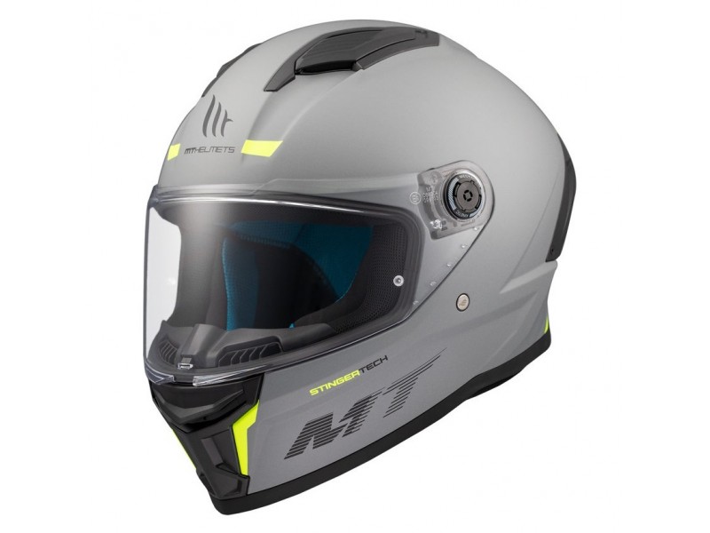 Casca integrala MT Stinger 2 A12 gri mat - tip viziera: MT-V-28B