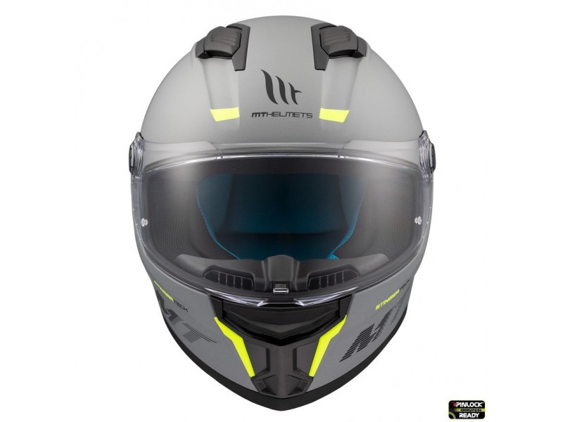 Casca integrala MT Stinger 2 A12 gri mat - tip viziera: MT-V-28B