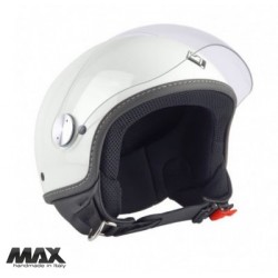 Casca open face (demi-jet) Max Helmets model DJ06 LS 7.9 culoare: negru/alb lucios (0JU) - 100% MADE IN ITALY Casca open face (demi-jet) Max Helmets model DJ06 LS 7.9 culoare: negru/alb lucios (0JU) - 100% MADE IN ITALY
