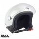 Casca open face (demi-jet) Max Helmets model DJ06 LS 7.9 culoare: negru/alb lucios (0JU) - 100% MADE IN ITALY