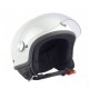 Casca open face (demi-jet) Max Helmets model DJ06 LS 7.9 culoare: negru/alb lucios (0JU) - 100% MADE IN ITALY