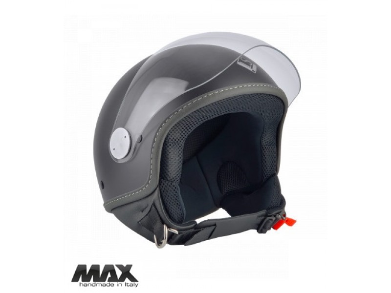 Casca open face (demi-jet) Max Helmets model DJ06 LS 7.9 culoare: negru mat (00S) - 100% MADE IN ITALY Casca open face (demi-jet) Max Helmets model DJ06 LS 7.9 culoare: negru mat (00S) - 100% MADE IN ITALY