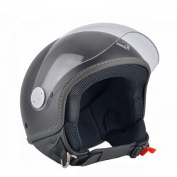 Casca open face (demi-jet) Max Helmets model DJ06 LS 7.9 culoare: negru mat (00S) - 100% MADE IN ITALY