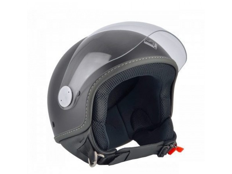 Casca open face (demi-jet) Max Helmets model DJ06 LS 7.9 culoare: negru mat (00S) - 100% MADE IN ITALY