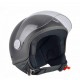 Casca open face (demi-jet) Max Helmets model DJ06 LS 7.9 culoare: negru mat (00S) - 100% MADE IN ITALY