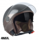 Casca open face (demi-jet) Max Helmets model DJDV06 LS Vision SV (ochelari soare integrati) culoare: negru mat/maro (NOM) - 100% MADE IN ITALY Casca open face (demi-jet) Max Helmets model DJDV06 LS Vision SV (ochelari soare integrati) culoare: negru mat/maro (NOM) - 100% MADE IN ITALY