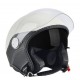 Casca open face (demi-jet) Max Helmets model DJDV06 LS Vision SV (ochelari soare integrati) culoare: alb lucios (000) - 100% MADE IN ITALY