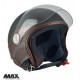 Casca open face (demi-jet) Max Helmets model DJ06 LS Vision (V2B) culoare: negru mat/maro (NOM) - 100% MADE IN ITALY Casca open face (demi-jet) Max Helmets model DJ06 LS Vision (V2B) culoare: negru mat/maro (NOM) - 100% MADE IN ITALY