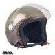 Casca open face (demi-jet) Max Helmets model DJ06 LS Vision (V2B) culoare: maro mat (MGO) - 100% MADE IN ITALY Casca open face (demi-jet) Max Helmets model DJ06 LS Vision (V2B) culoare: maro mat (MGO) - 100% MADE IN ITALY