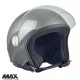 Casca open face (demi-jet) Max Helmets model DJ06 LS Vision (V2B) culoare: gri mat (GTS) - 100% MADE IN ITALY