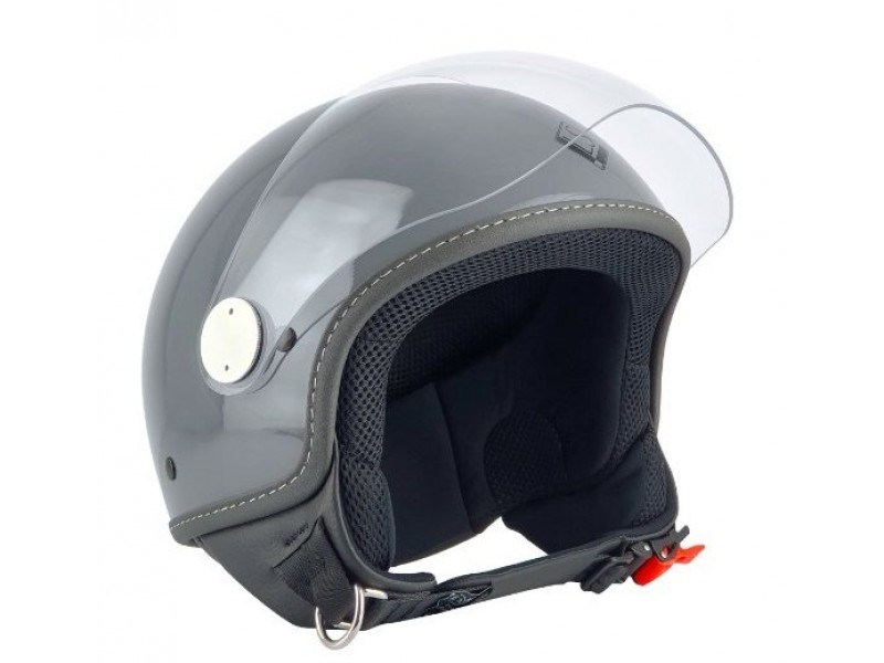 Casca open face (demi-jet) Max Helmets model DJ06 LS 7.9 culoare: gri mat (GTS) - 100% MADE IN ITALY