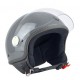 Casca open face (demi-jet) Max Helmets model DJ06 LS 7.9 culoare: gri mat (GTS) - 100% MADE IN ITALY