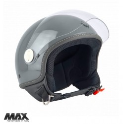 Casca open face (demi-jet) Max Helmets model DJ06 LS 7.9 culoare: gri lucios/negru (GFLN) - 100% MADE IN ITALY Casca open face (demi-jet) Max Helmets model DJ06 LS 7.9 culoare: gri lucios/negru (GFLN) - 100% MADE IN ITALY