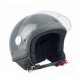 Casca open face (demi-jet) Max Helmets model DJ06 LS 7.9 culoare: gri lucios/negru (GFLN) - 100% MADE IN ITALY