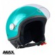 Casca open face (demi-jet) Max Helmets model DJ06 LS 7.9 (FLS) culoare: verde Portovenere lucios (03V) - 100% MADE IN ITALY Casca open face (demi-jet) Max Helmets model DJ06 LS 7.9 (FLS) culoare: verde Portovenere lucios (03V) - 100% MADE IN ITALY
