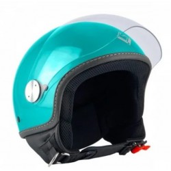 Casca open face (demi-jet) Max Helmets model DJ06 LS 7.9 (FLS) culoare: verde Portovenere lucios (03V) - 100% MADE IN ITALY