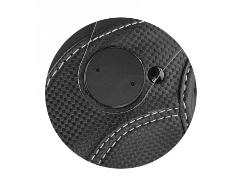 Casca open face (demi-jet) Max Helmets model DJDV06 LS Vision Carbon SV (ochelari soare integrati) culoare: negru mat/gri (NOFG) - 100% MADE IN ITALY