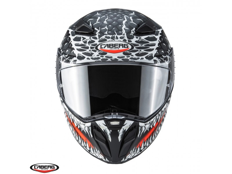 Casca integrala Caberg model Drift Evo II SV Crok H9 negru/antracit/rosu fluor mat Pinlock ready - lentila Pinlock inclusa