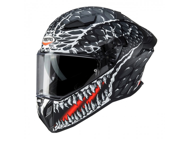 Casca integrala Caberg model Drift Evo II SV Crok H9 negru/antracit/rosu fluor mat Pinlock ready - lentila Pinlock inclusa